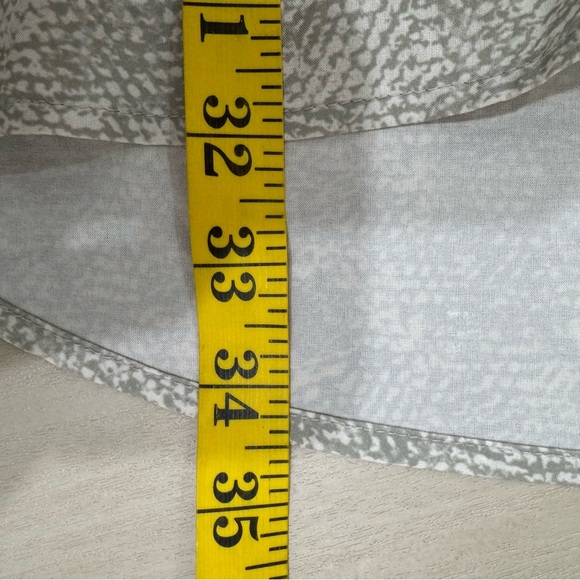 Athleta Grey White Zuma Printed Collared Shirtdress Women's XS Athletic - Picture 14 of 16
